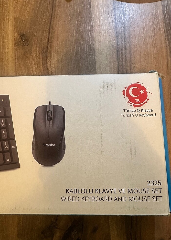 Piranha kablolu klavye mouse set - Görsel 5
