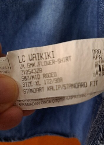 xl Beden lacivert Renk LCW gömlek