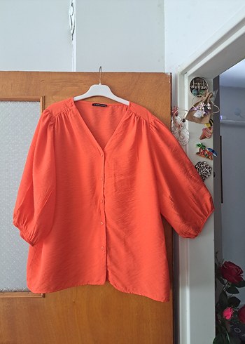 LC Waikiki LCW gömlek Nar çiçeği renk