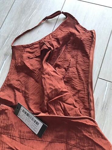32 Beden bordo Renk Trendyolmilla petite midi elbise