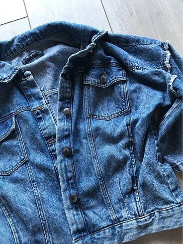 11-12 Yaş Beden Mango Kids retro kot ceket