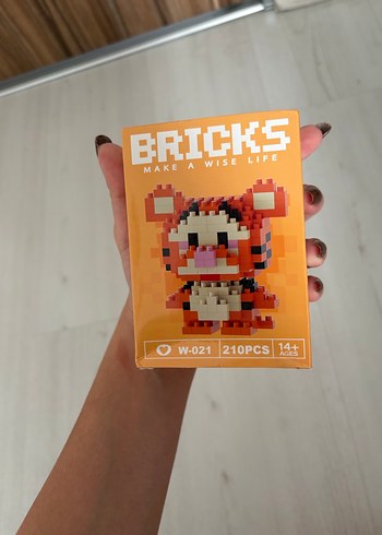 BRICKS 210 Parça Renkli Lego Seti winnie the pooh tigger