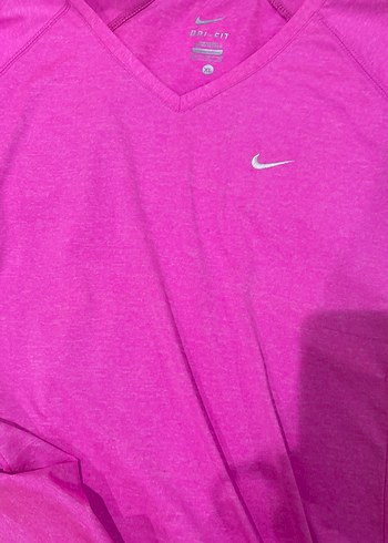 Nike Pembe V Yaka Uzun Kollu Tişört - Görsel 2