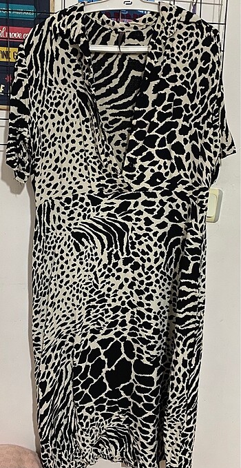 Zebra desen elbise