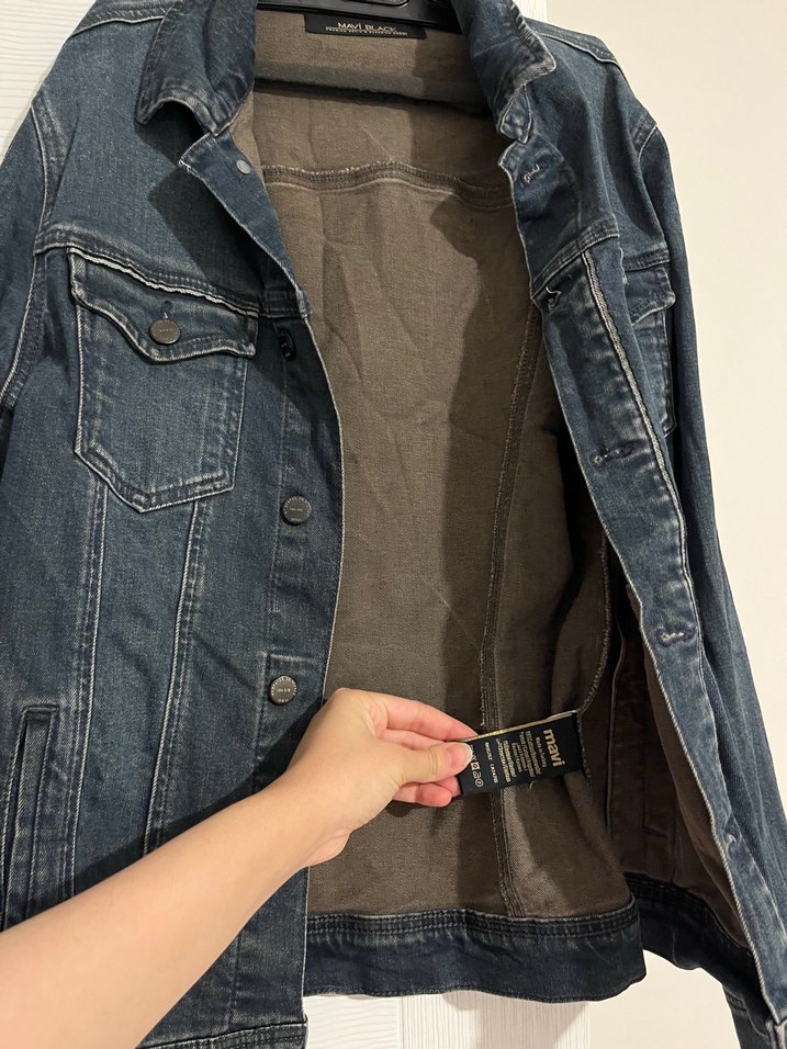 Klasik Mavi Denim Ceket — görsel 3/3
