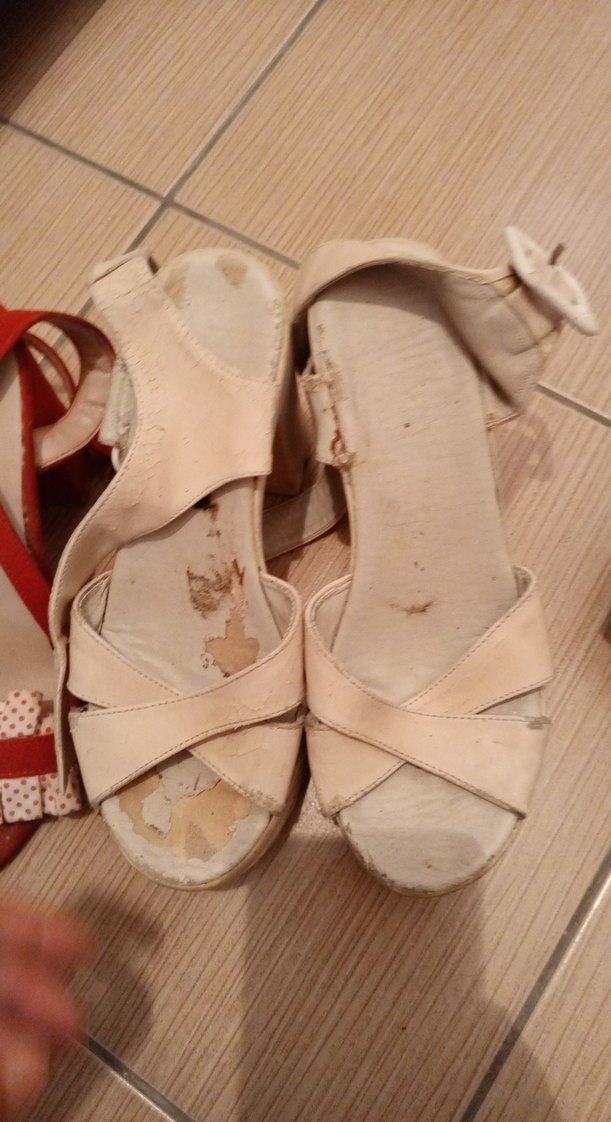 Siyah Goth Kadın Dolgu Topuklu ayakkabı - Görsel 4