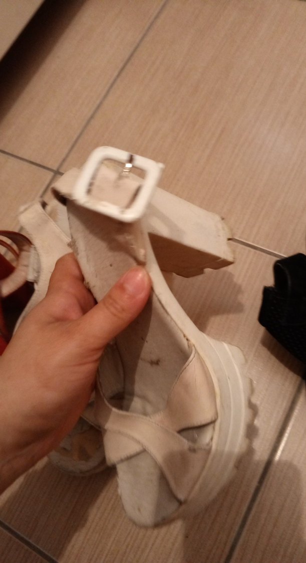 Siyah Goth Kadın Dolgu Topuklu ayakkabı - Görsel 5