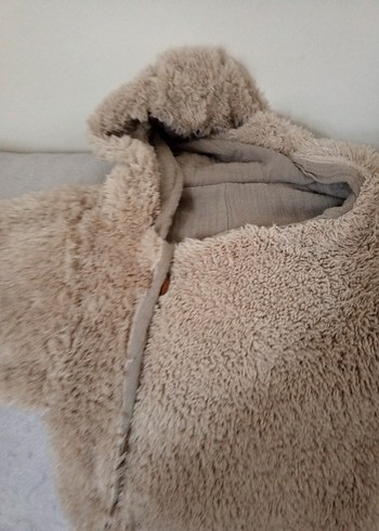 Gri Kürklü Bebek Tulumu - Görsel 2