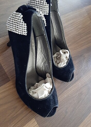 Zara Yazlık abiye topuklu, taşlı