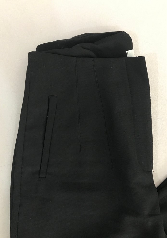 Siyah Havuç Model Kumaş Pantolon - Görsel 3