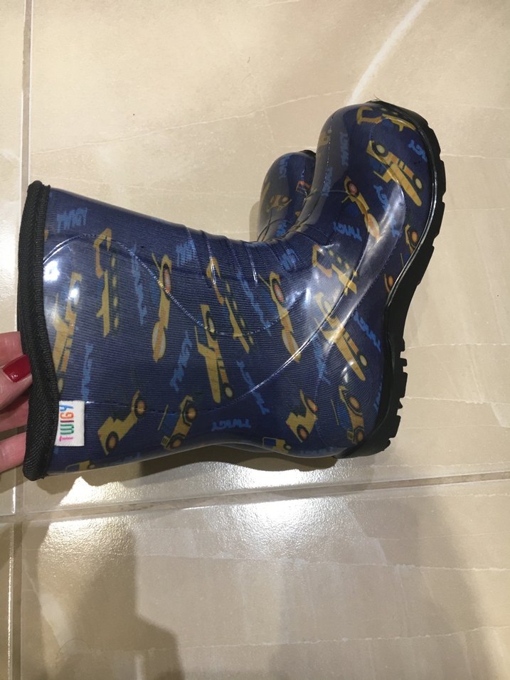 Renkli Desenli Erkek Çocuk Lastik Bot twigy marka - Görsel 2