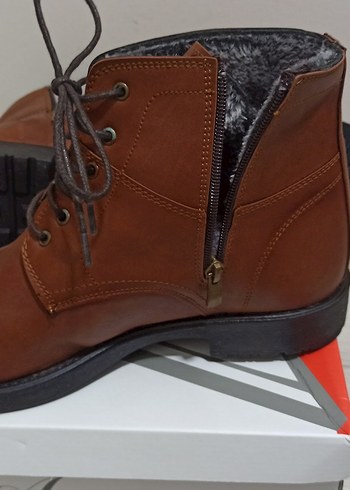 Kahverengi Deri Erkek Botları - Görsel 5