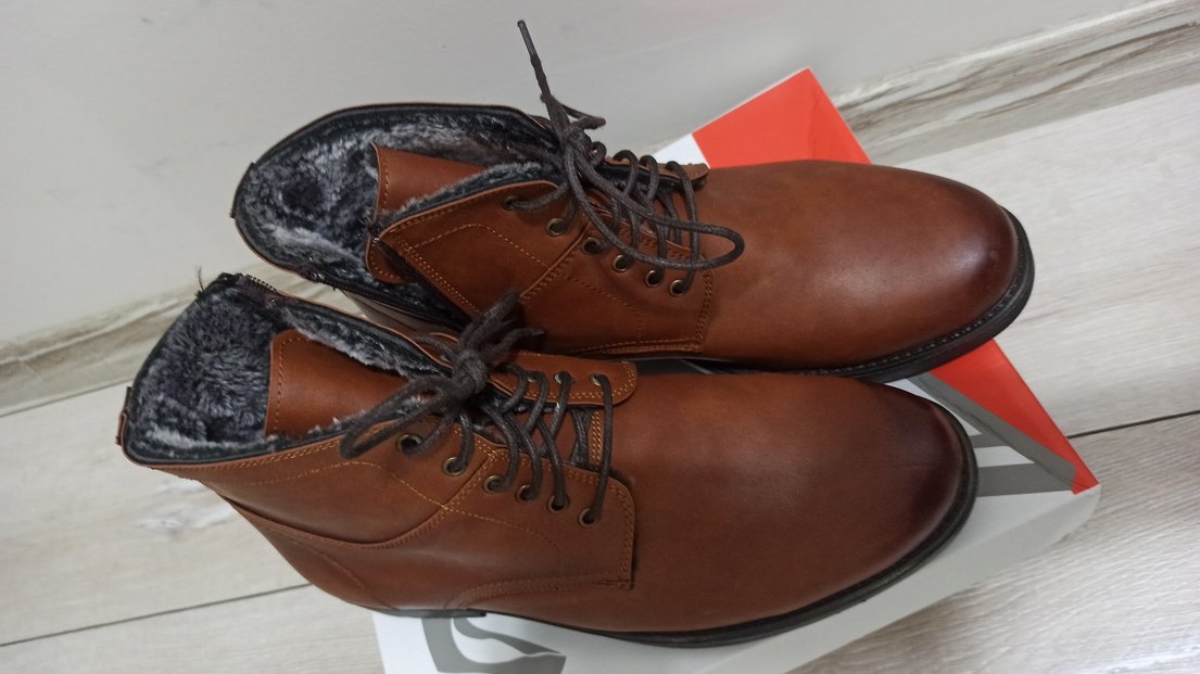 Kahverengi Deri Erkek Botları - Görsel 2