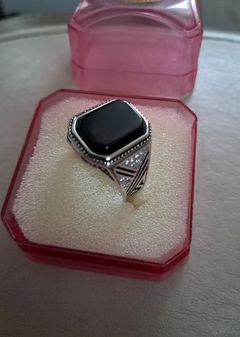 925 Ayar Orjinal Gümüş Erkek Yüzük - Görsel 2