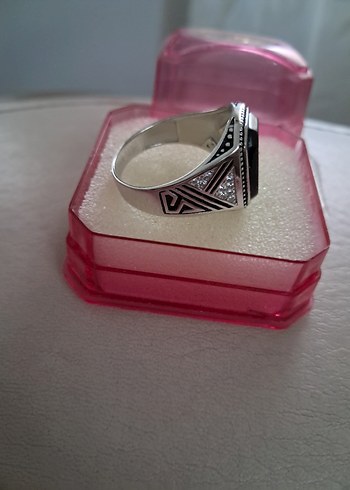 925 Ayar Orjinal Gümüş Erkek Yüzük - Görsel 3