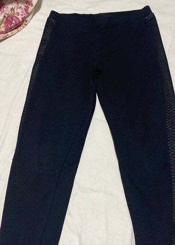 Siyah Esnek Midi Boy Kadın Tayt - Görsel 2