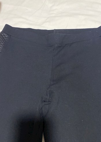 Siyah Esnek Midi Boy Kadın Tayt - Görsel 3