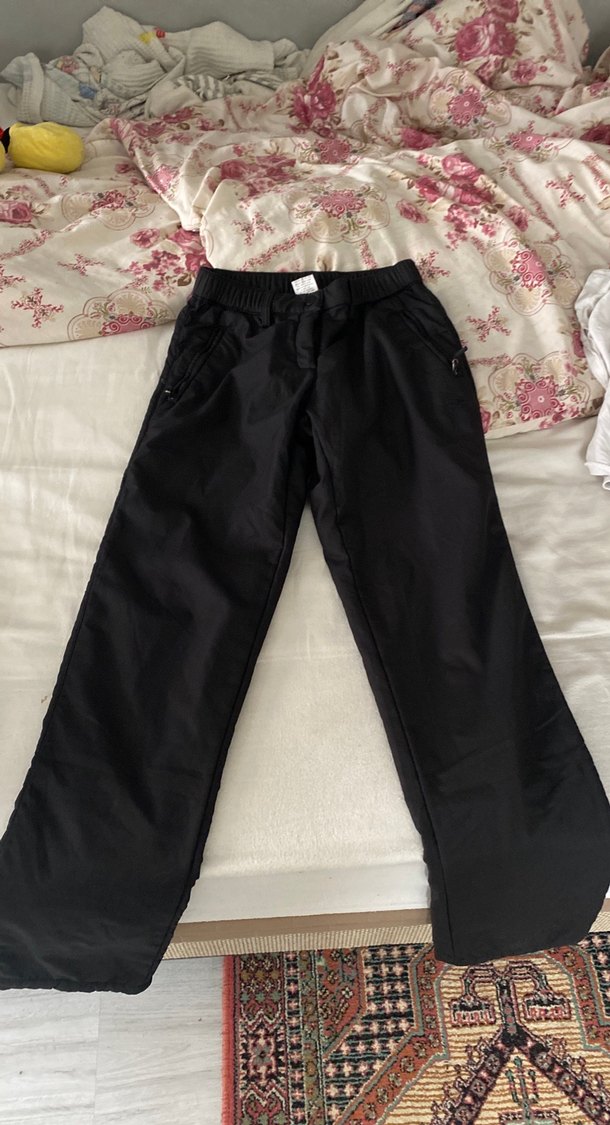 Siyah Kadın Rahat Kesim Spor Pantolon - Görsel 2