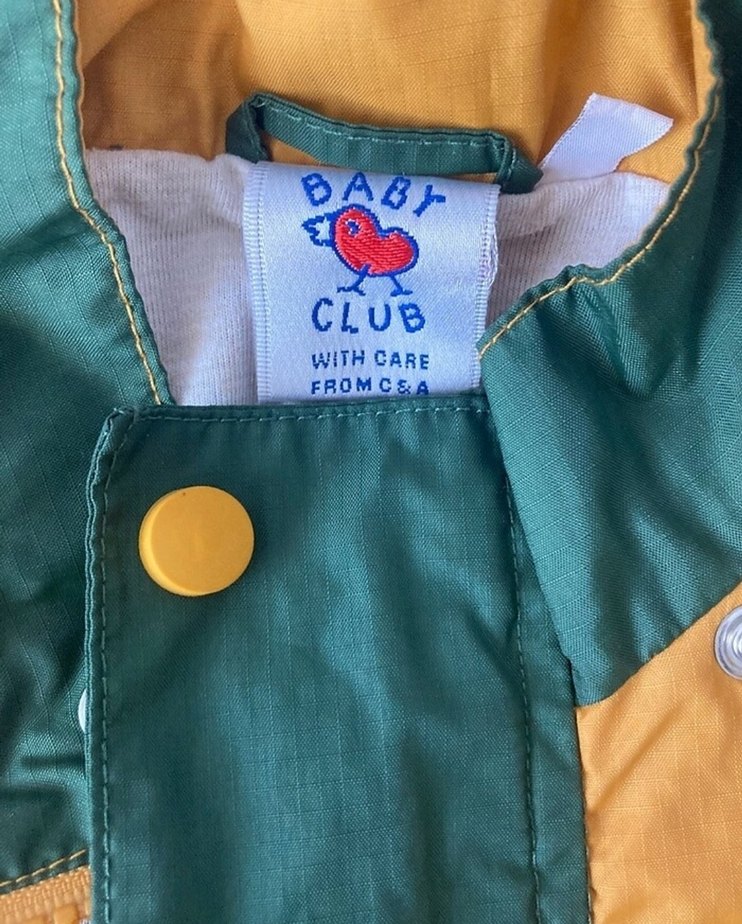 Erkek Çocuk Sarı Yeşil Yağmurluk Ceket - Görsel 4