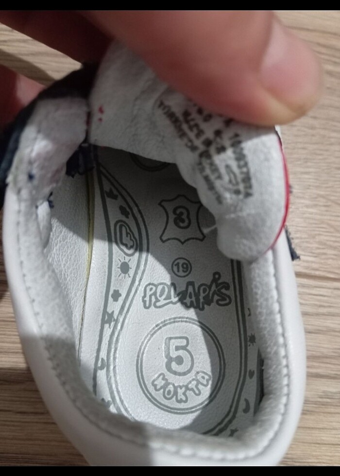 Erkek bebek ilk adım ayakkabısı  - Görsel 3