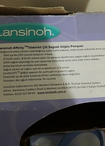 Lansinoh çift süt sağma pompası  - Görsel 5
