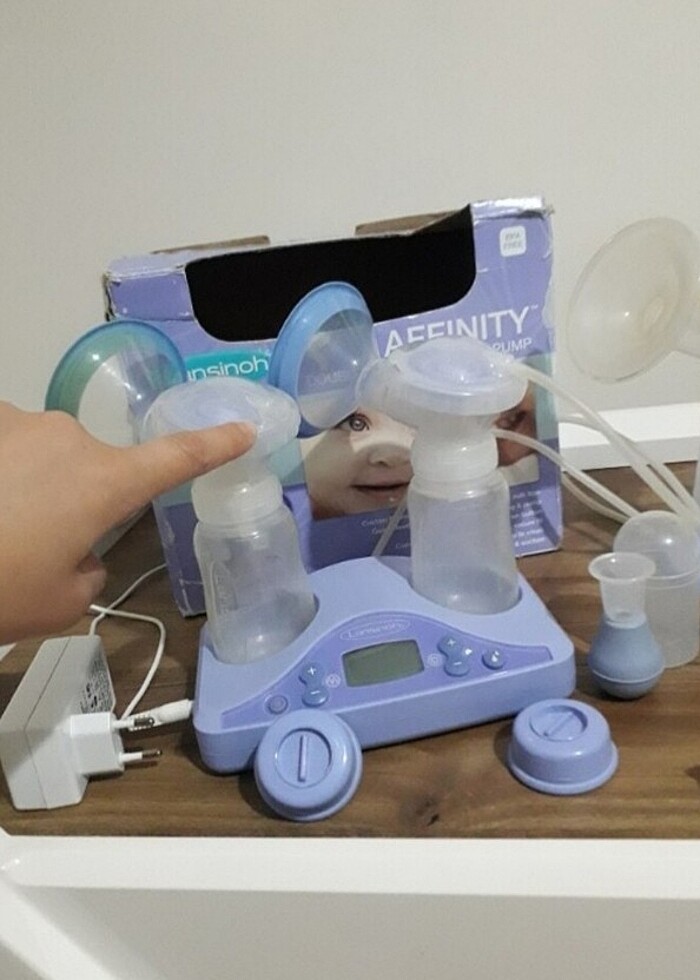 Lansinoh çift süt sağma pompası  - Görsel 3