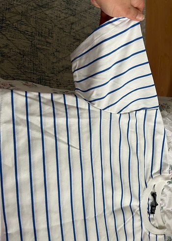 Mavi Çizgili tshırts - Görsel 3