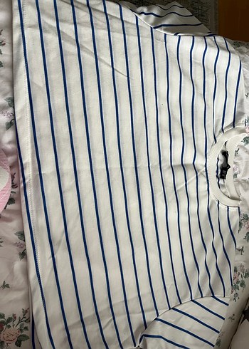 Mavi Çizgili tshırts - Görsel 4