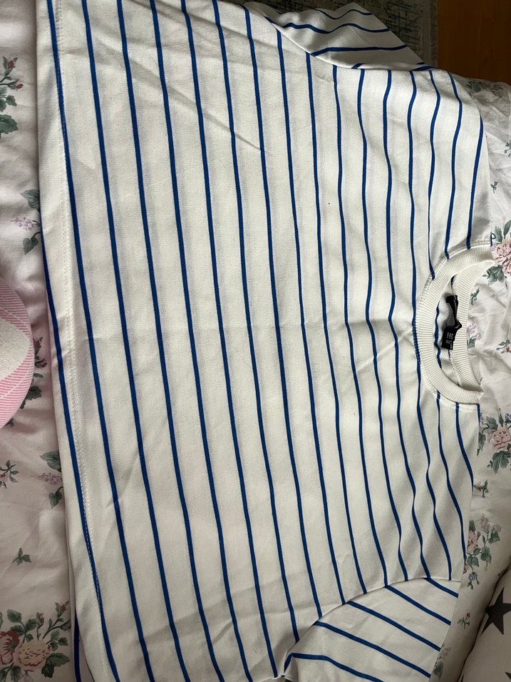 Mavi Çizgili tshırts - Görsel 4