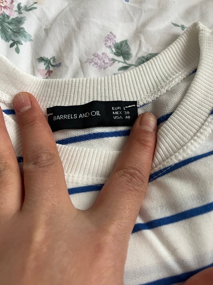 Mavi Çizgili tshırts - Görsel 2