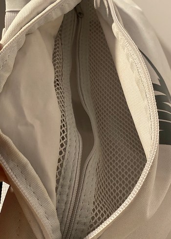 Beden gri Renk Nike gri Beyaz Fermuarlı unisex Bel Çantası