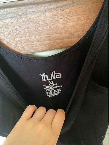 Diğer Fulla siyah düz atlet