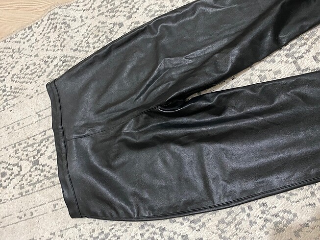 Bilek boy deri pantolon - Görsel 5