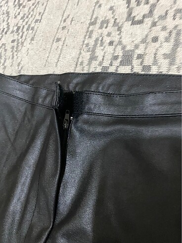 Bilek boy deri pantolon - Görsel 4