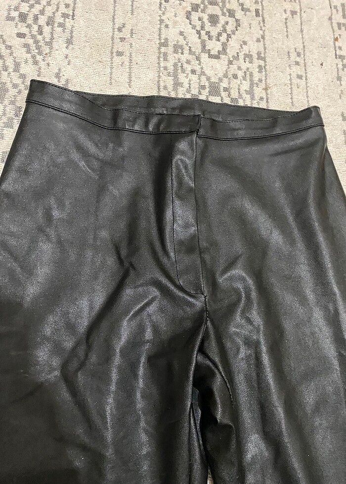 Bilek boy deri pantolon - Görsel 2