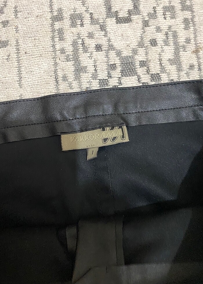 Bilek boy deri pantolon - Görsel 3