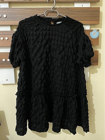 Siyah elbise tunik
