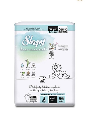 Sleepy Bio Natural Bebek Bezi 