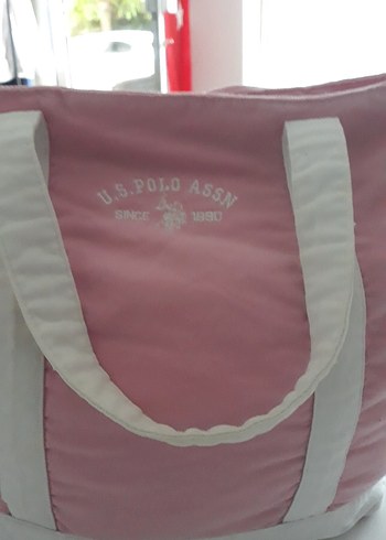 Beden u.s.polo assn Pembe Kadın Plaj Çantası