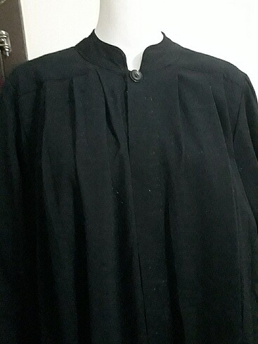 52 Beden siyah Renk Kışlık ferace