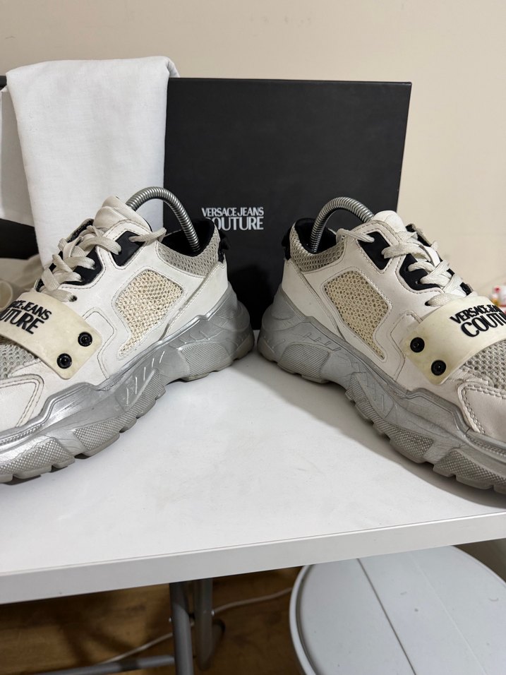Versace Jeans Couture Beyaz Spor Ayakkabı - Görsel 4