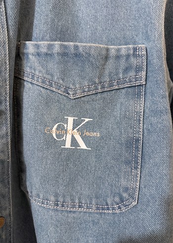 Calvin Klein Kot Ceket Gömlek - Görsel 3