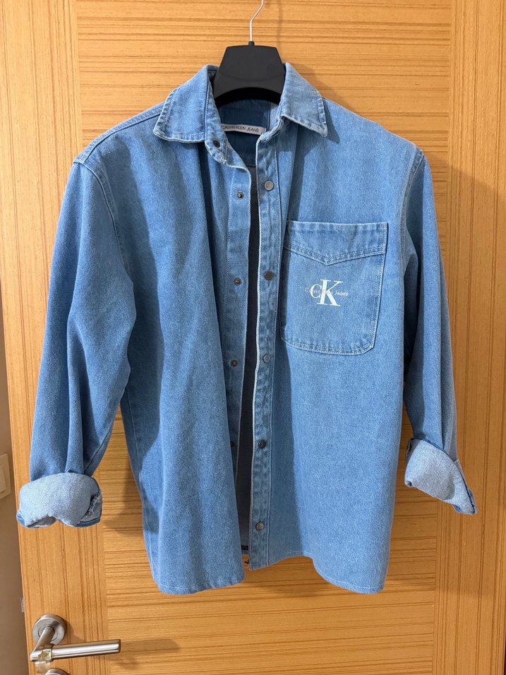 Calvin Klein Kot Ceket Gömlek - Görsel 2