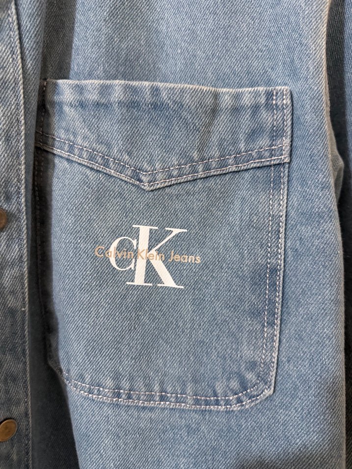 Calvin Klein Kot Ceket Gömlek - Görsel 3