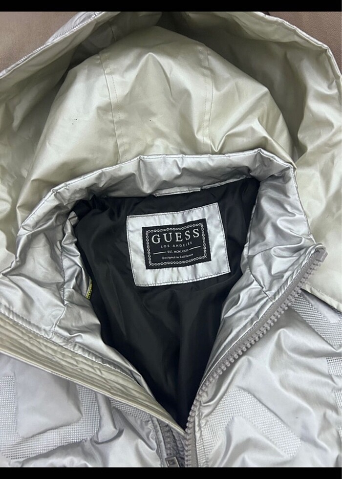 Guess Erkek Gümüş Mont - Görsel 3