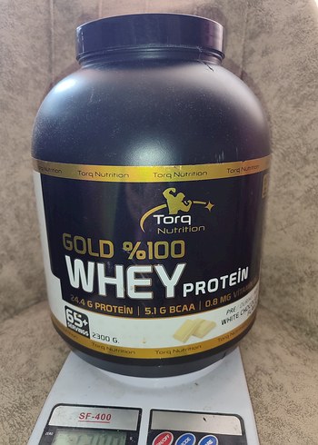 Torq Nutrition Gold %100 Whey Protein Tozu