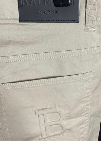 Beyaz Bel Bantlı Erkek Kargo Pantolon - Görsel 2