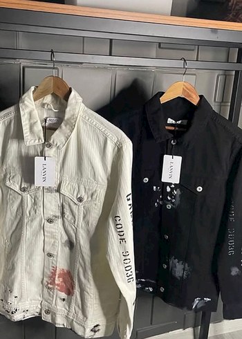 LANVIN Beyaz Baskılı ceket