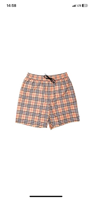 Burbery deniz şortu - Görsel 2