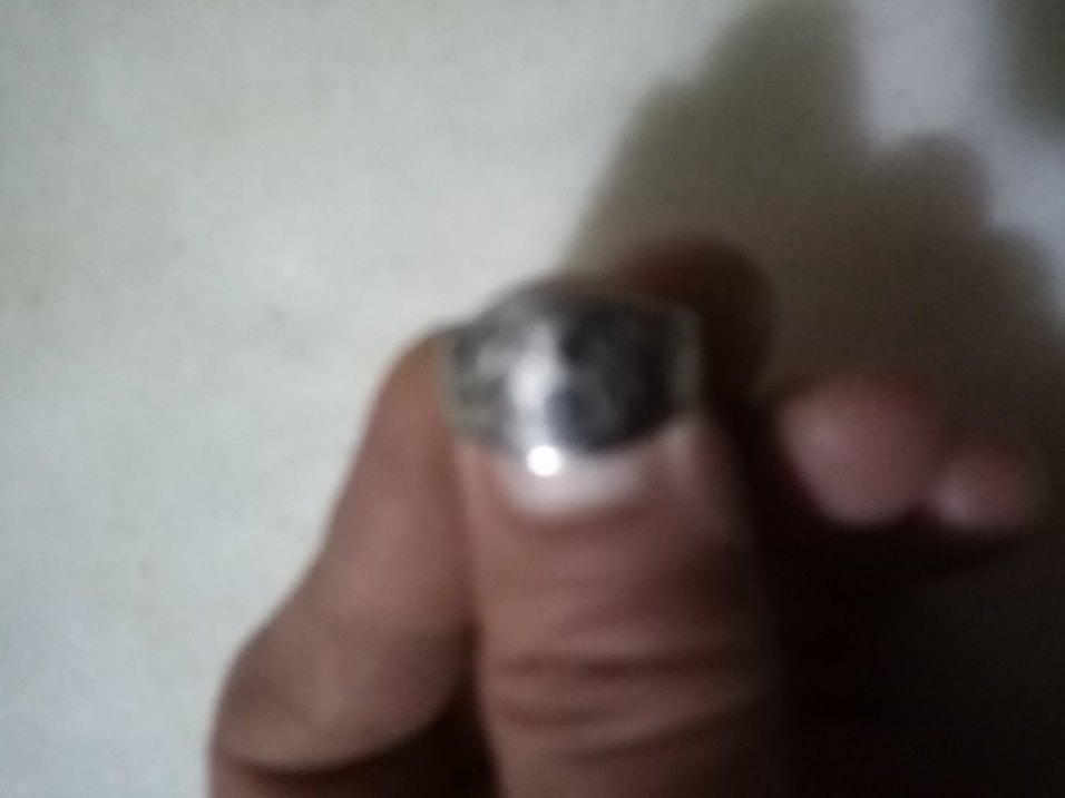 Gümüş savatlı osmanlı erkek yüzük - Görsel 4